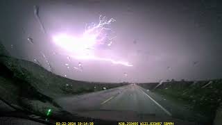 LIghtning on Highway 88 3/22/2024