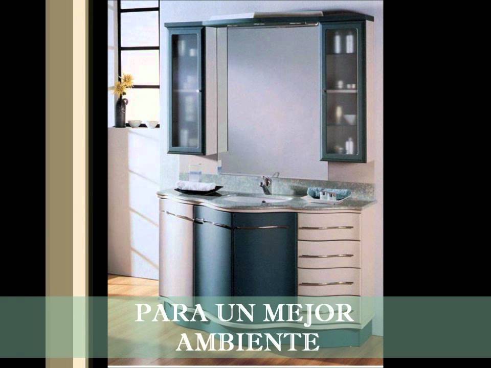 MUEBLES PARA BAÑO ESPACIO Y DECORACIÓN - YouTube