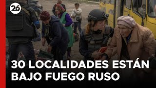 Miles de evacuados en la región ucraniana de Járkov | #26Global