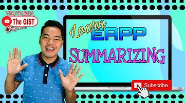 Learn EAPP | Summarizing
