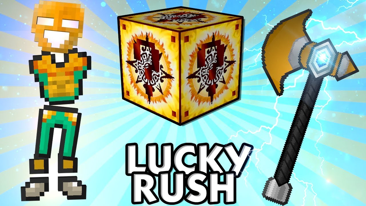 Inca Lucky Blocks mit krasser Inca Rüstung