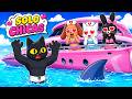 ATRAPADO en un YATE de SOLO CHICAS en Roblox BrookHaven!