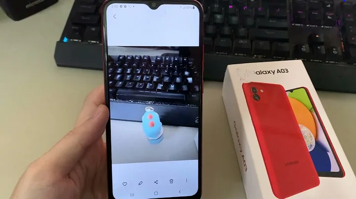 Samsung Galaxy A03: How to Set Camera Swipe Shutter Button to Take a Burst Shot/Create GIF Image