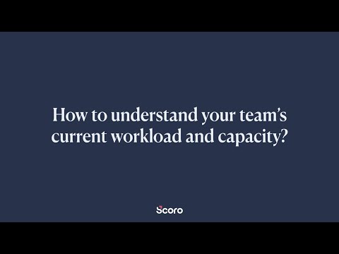 Understanding Your Team's Current Workload: Scoro's Utilization Report