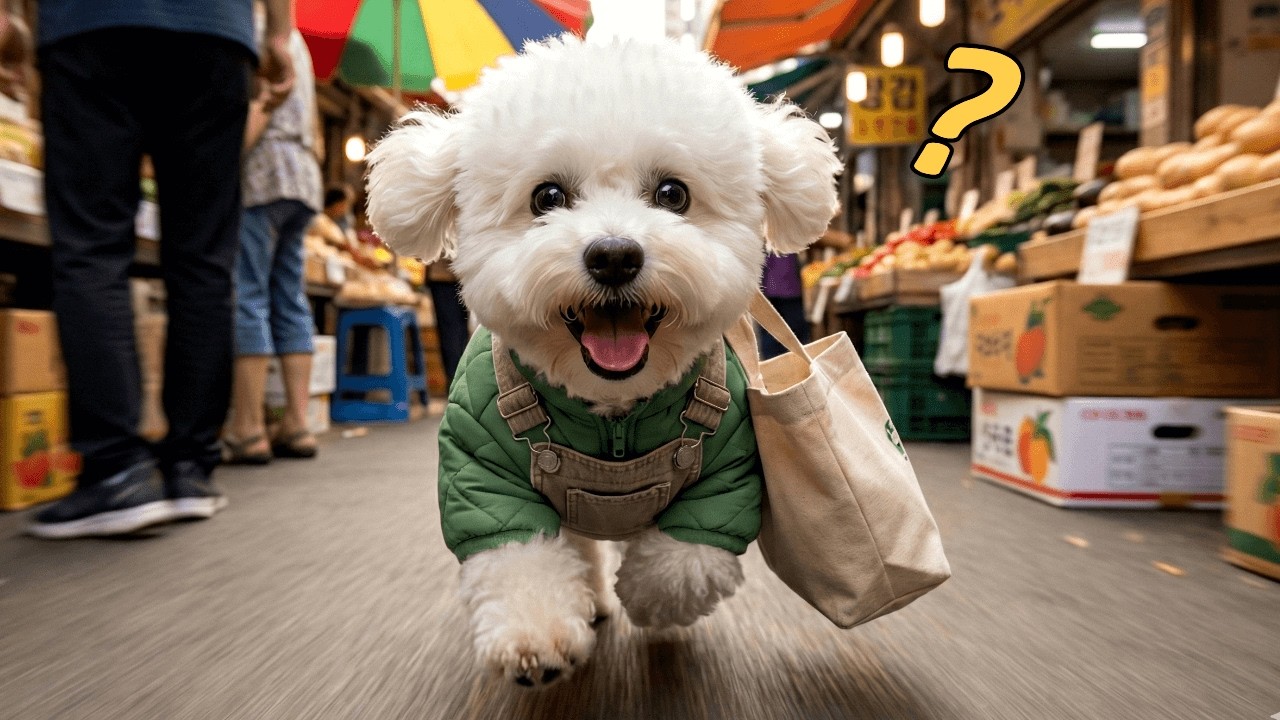 장날 시장에서 새끼냥이 실종… 호순이 멘붕