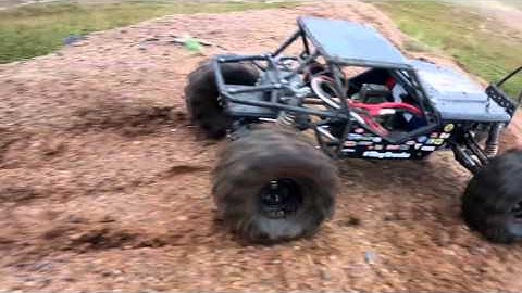 Rainy day bashing the axial wrexo