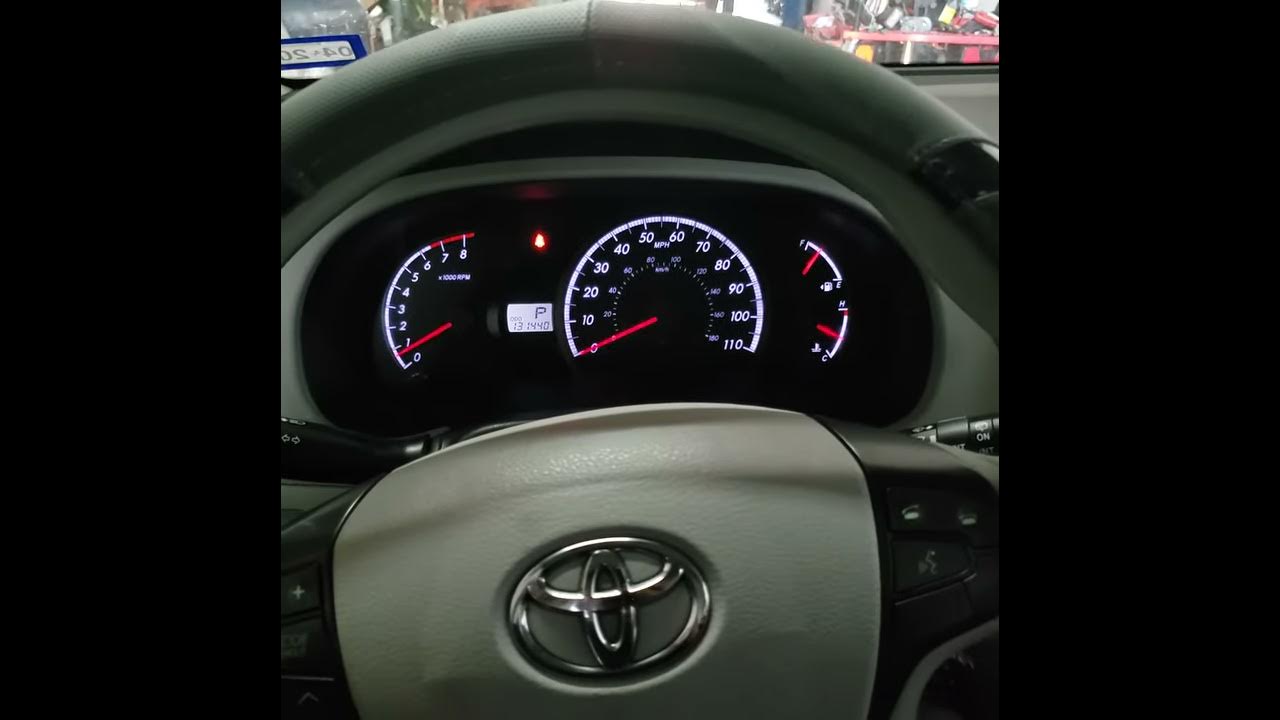 2012 Toyota sienna oil reset - YouTube