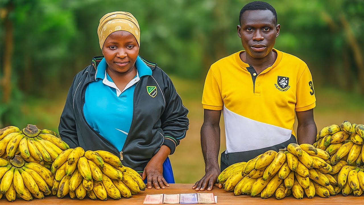 Эпическое испытание «Пожирание бананов»: победитель получает всё!🍌💰