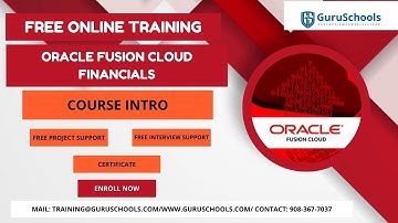 Oracle Fusion Cloud Financials - Introductory Overview Session
