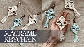 DIY Cool keychain Macrame / Tutorial macrame accessories