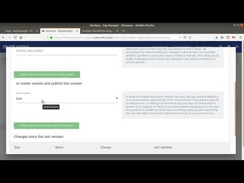 8 - Versions in Matomo Tag Manager