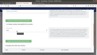 8 - Versions in Matomo Tag Manager Noticias
