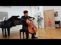 D. Popper: Etude No 15, cello solo