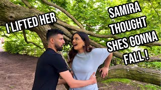 SHE ACTUALLY GOT SCARED THINKING SHE MIGHT FALL ! | SUMMER VIBES