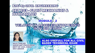 CET203FM-Module 2- velocity and acceleration # malayalam lecture