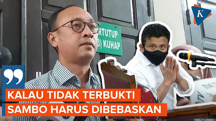 Kuasa Hukum Ferdy Sambo Sebut JPU Belum Buktikan Kliennya Ikut Tembak Brigadir J