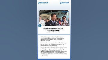 Bersih-bersih Mafia Selundupan, Menkeu Purbaya: Bentar Lagi Ada Penangkapan Besar-besaran