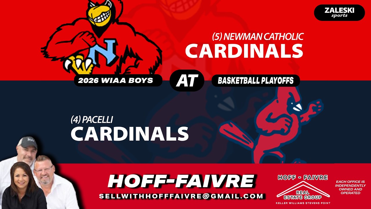 (5) Newman Catholic at (4) Pacelli | 2026 WIAA Boys Basketball Playoffs