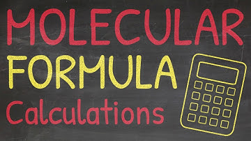 3 Simple Steps to Finding the Molecular Formula | Tadashi Science