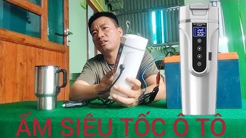 ẤM ĐIỆN TỬ NẤU NƯỚC SÔI TRÊN XE HƠI Ô TÔ PHA TRÀ CÀ PHÊ SỮA MÌ TÔM THUẬN TIỆN CHO MỌI NGƯỜI