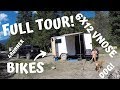 FULL TOUR! Cargo Trailer Camper Conversion 6x12 V-Nose