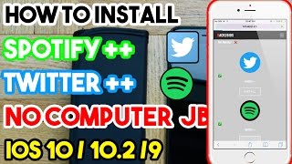 New How To Install Spotify++ & Twitter++ Free No Jailbreak/Comp On iOS 10/10.2/9 On iPhone/iPod/iPad screenshot 5