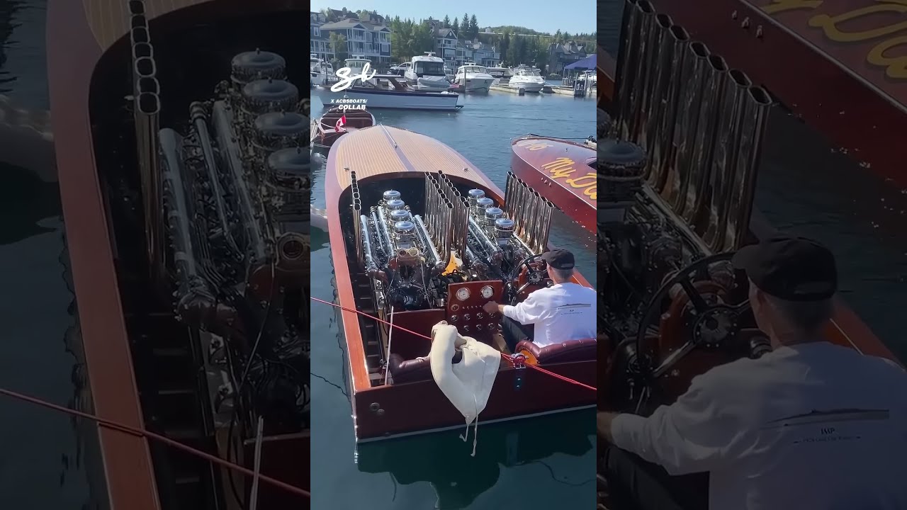 Just Wait Until You Hear These Twin V16s Fire Up Racingboat Engine Rawpower
