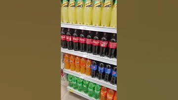 Prices For Pepsi And Coca Cola In A Grocery Store In Russia 