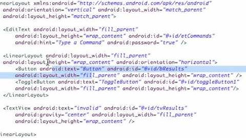 Android XML ToggleButton, WeightSum, and Layout Weight
