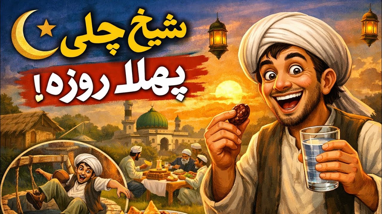 SHAIKH PEHLA ROZA || شیخ چلی نے پہلا روزہ رکھا || مزاح اور ادب کی کہانی 