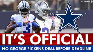 🚨 OFFICIAL: Cowboys & George Pickens Don’t Reach Contract Extension, He’ll Play On Franchise Tag