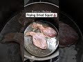cooking frying dried SQUID 🐙 🦑 #asmr #shorts #squid #dried #seafood #viral #viralshorts #comfortfood