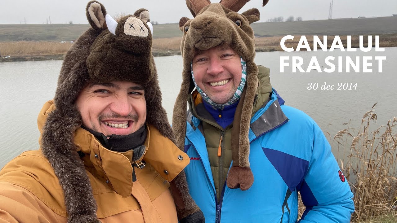 Pescuit pe 30 decembrie la Canalul Frasinet