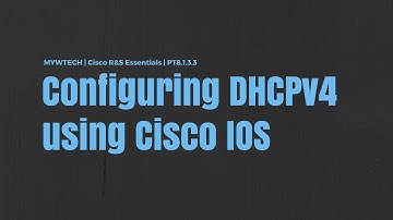 Packet Tracer PT 8.1.3.3 | Cisco RSE | Configuring DHCPv4 using Cisco IOS