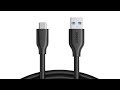 太い！！Anker PowerLine USB-C ＆ USB-A 3.0ケーブルの紹介【ガジェット】ハルナのガジェット紹介No145