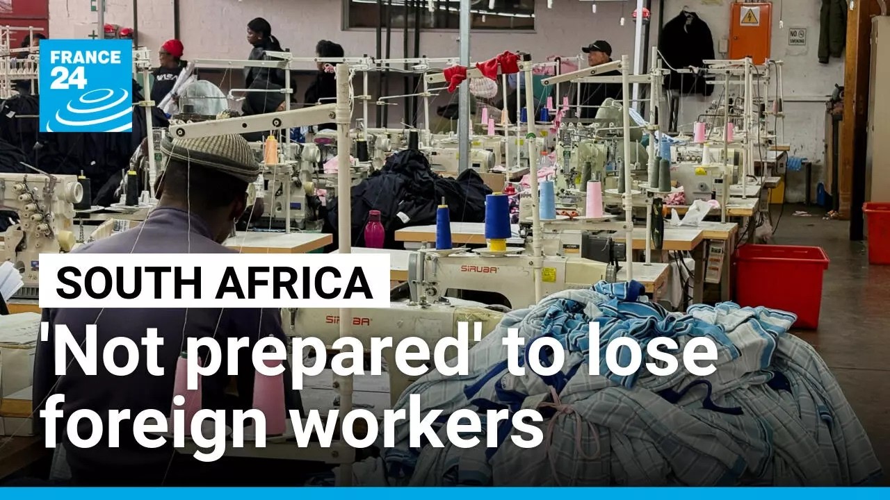 South Africa's textile industry in crisis after migrant workers fled the country • FRANCE 24