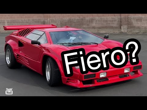 Lamborghini Countach Replica Kit Car on a Fiero Chassis