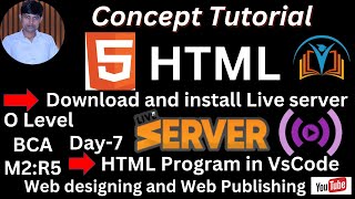 Installing Live server || Web designing and web publishing |Web development Tutorial