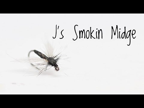 J's Smokin Midge - Midge Dry Fly Pattern - Step By Step