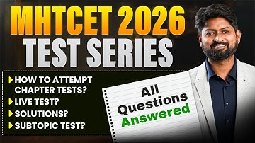 ALPHA 5.0 MHTCET 2026 Test Series - All Questions Answered by Ankush Sir | #mhtcet2026