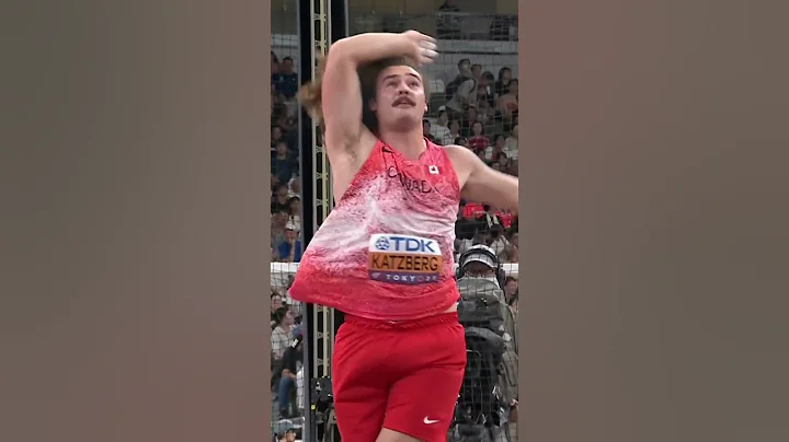 Championship record for defending champion Ethan Katzberg 😤 #worldathleticschamps #canada #sports