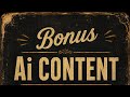 AI content.. It's old BUT GOLD..#7