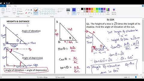 Class10 Heights & Distance Ex 22A (part 1 of 3)