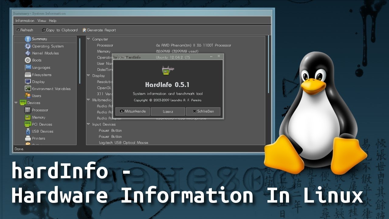 HardInfo Hardware Information In Linux Ubuntu YouTube