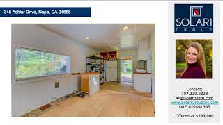 The Solari Group / Napa County Real Estate / 345 Ashlar Drive, Napa, CA