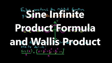 Sine Infinite Product Formula and Wallis Product