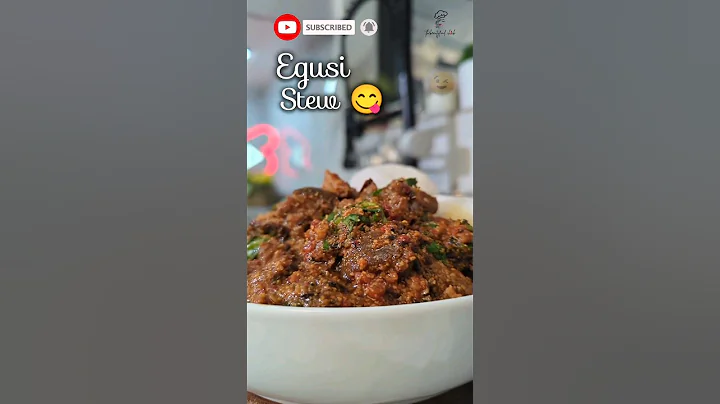 The BEST EGUSI RECIPE #100shorts2024 #egusisoup #shorts