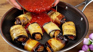 No roasting!  These oven-baked eggplants are driving everyone crazy – better than meat!  Simple and