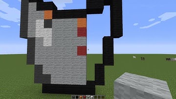 Minecraft pixel art: Lava bucket!
