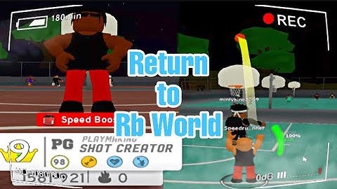 So i used A SUPERSTAR PLAYMAKER in RB WORLD...